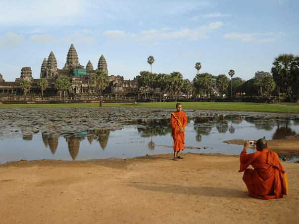 Play golf and visit the temples in Cambodia