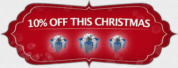 10% off Christmas banner
